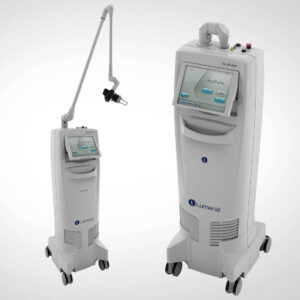 Dermatoloģisks CO2 lāzers LUMENIS ACUPULSE ™ ar frakcionālajiem un ķirurģiskajiem skeneriem dermatoloģisko un estētisko procedūru veikšanai.