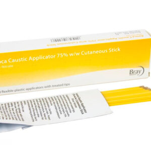 Silver applicator sticks for gynaecology