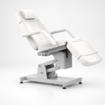 AMIRA electric cosmetology chair – 2 engines – white/blue