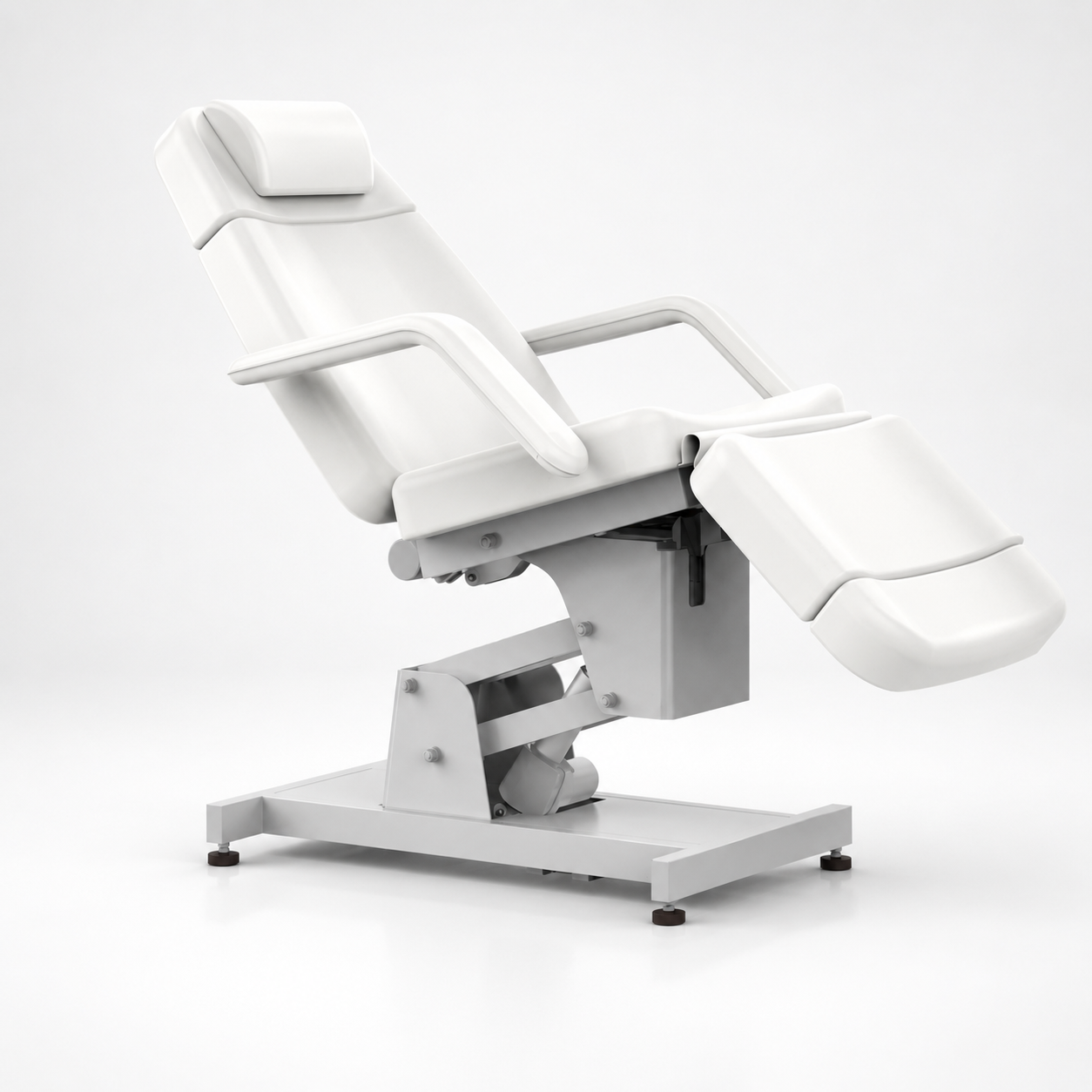 AMIRA electric cosmetology chair – 2 engines – white/blue
