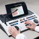 Clinical audiometer INTERACOUSTICS AC40 for hearing tests