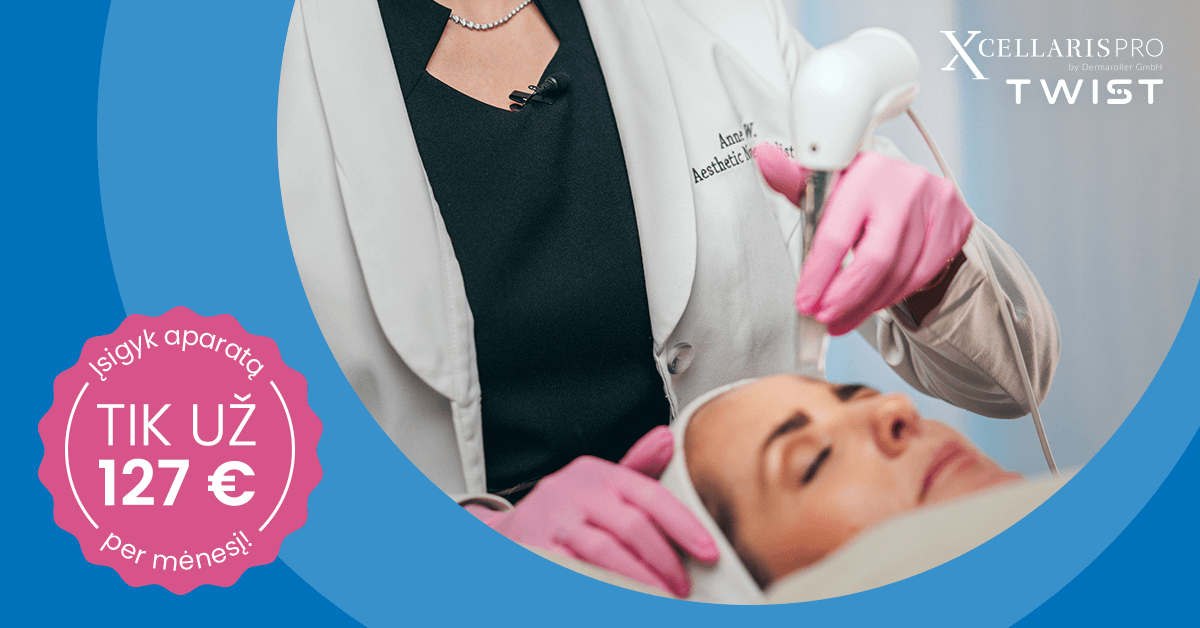 XcellarisPro Twist galingiausias mikroadatinės terapijos prietaisas