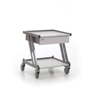 Fysioline 2 Tier Low Work Cart – Practical and Mobile Solution!